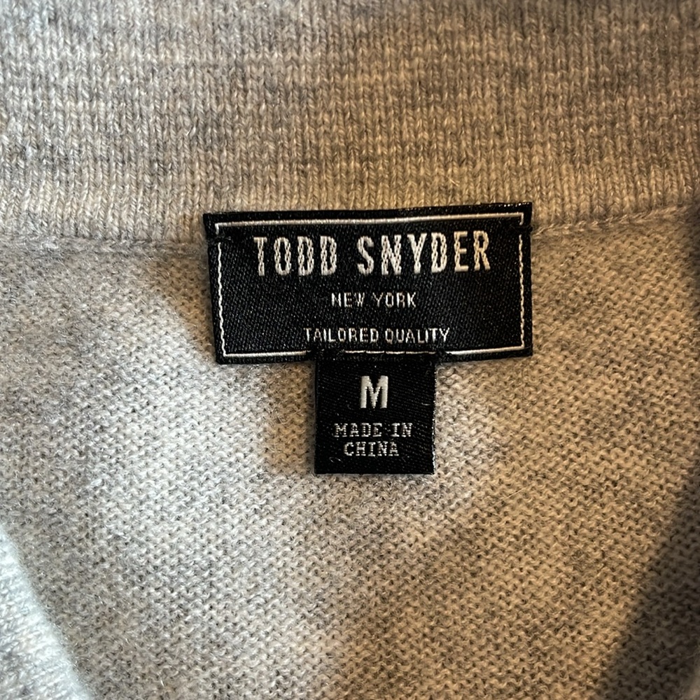 Todd Snyder cashmere button up sweater - Picture 2 of 11